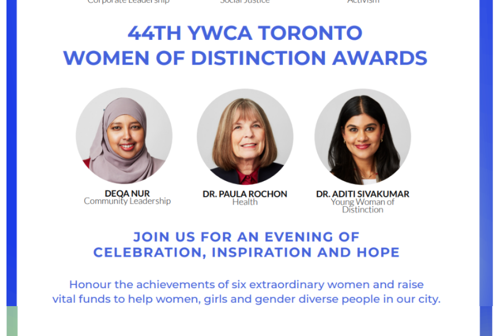 Exclusive Member Draw: Join WIA-Canada at the 2025 YWCA Women of Distinction Awards!