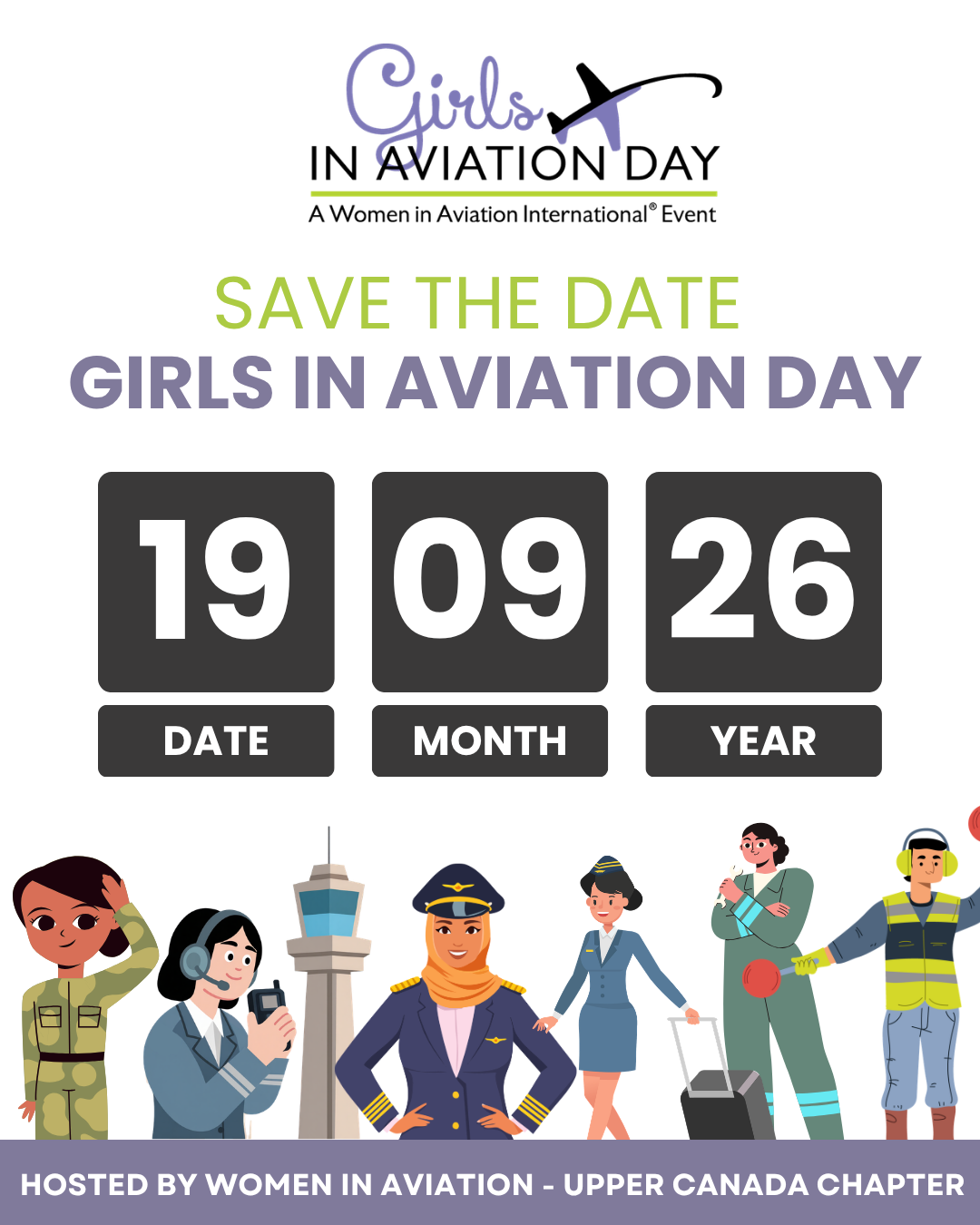 Girls in Aviation Day 2026 save the date — September 19, 2026