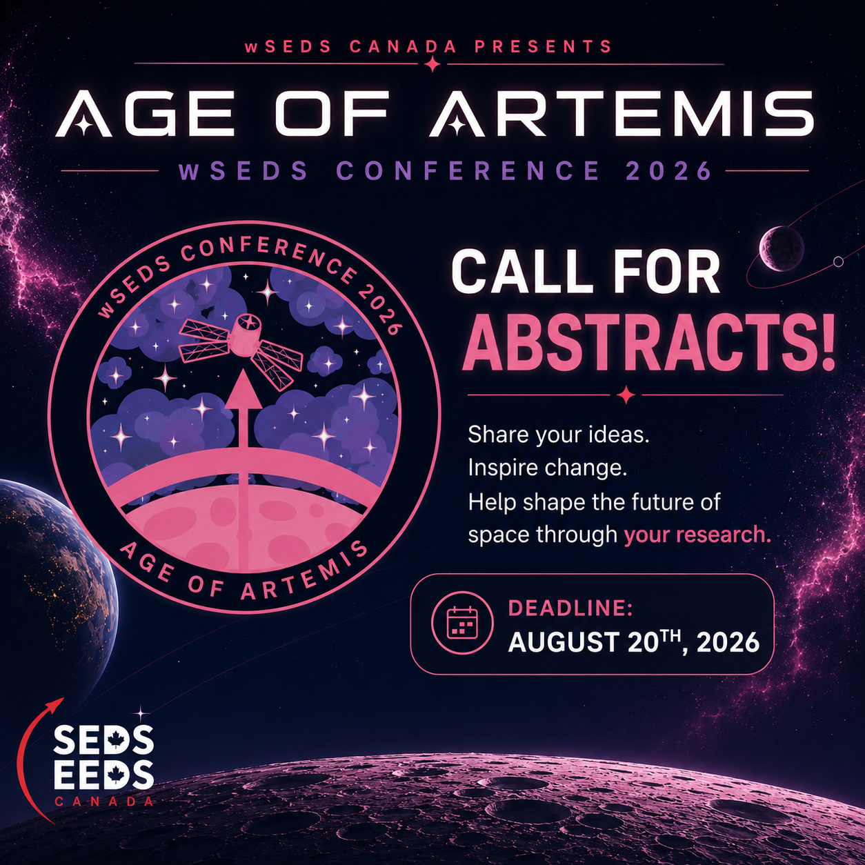 wSEDS Conference 2026 poster