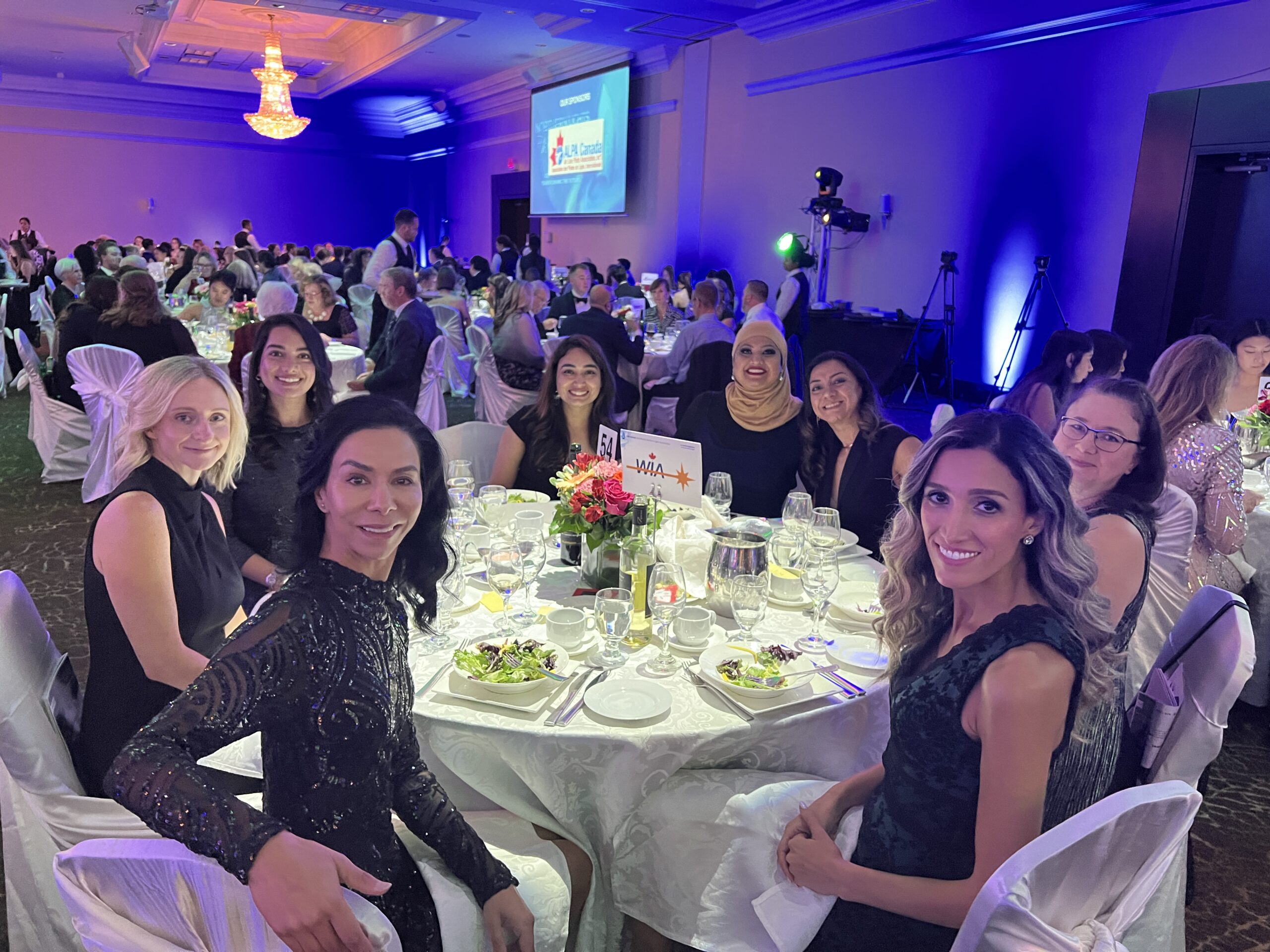 WIA-Canada guests at the Elsie Awards Gala