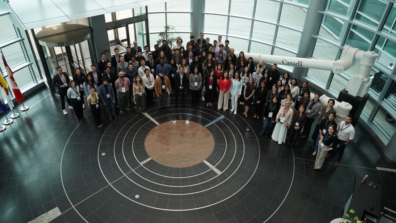 Working group delegates on stage at the 5th NCAC-SGW