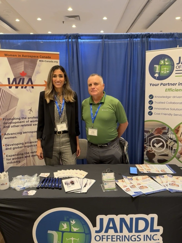 WIA-Canada booth at a past National Aircraft Maintenance Conference