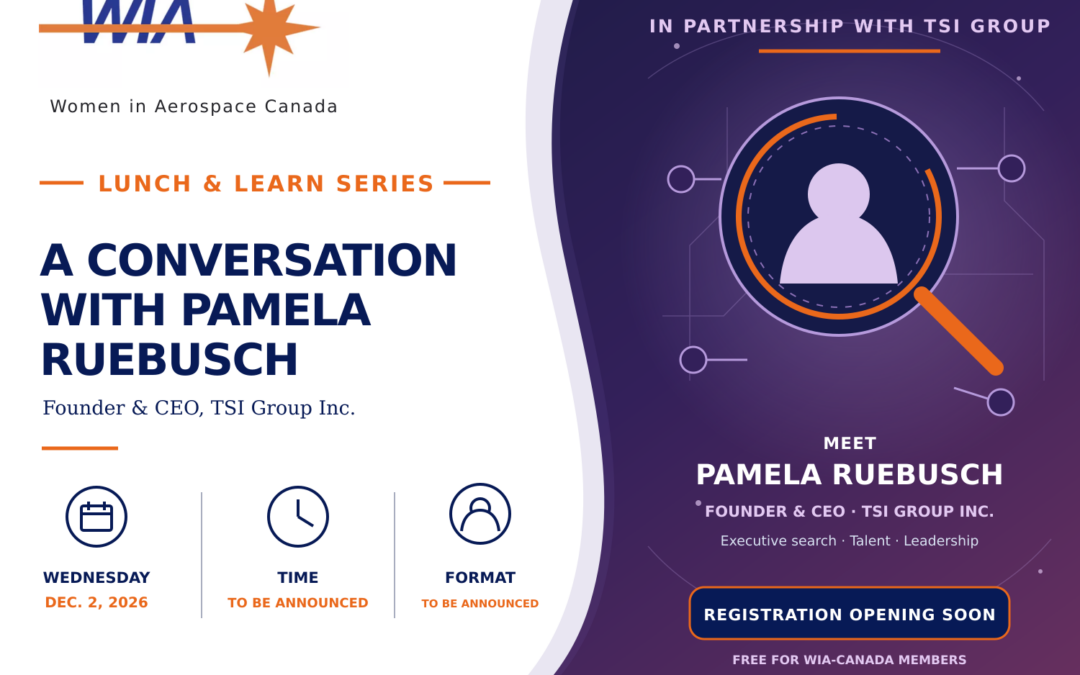 Lunch & Learn with Pamela Ruebusch, TSI Group — 2 December 2026